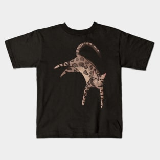 Dark bengal cat Kids T-Shirt